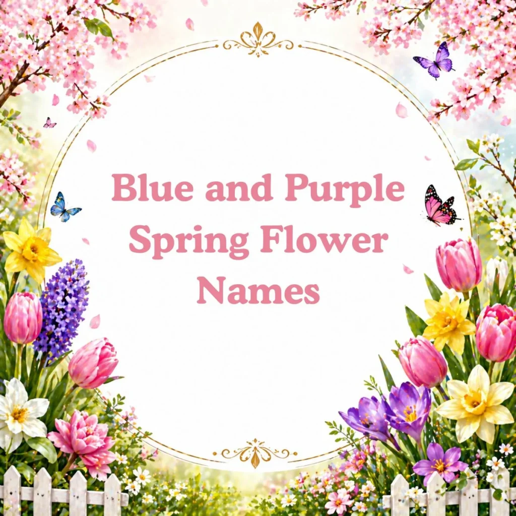 Blue and Purple Spring Flower Names