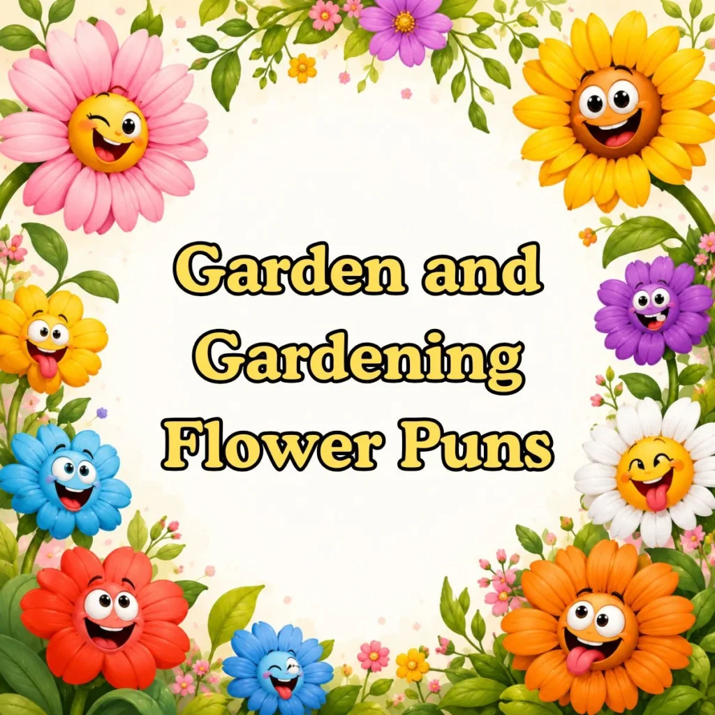 Garden and Gardening Flower Puns