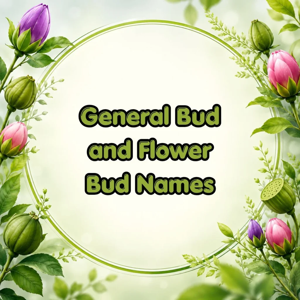 General Bud and Flower Bud Names