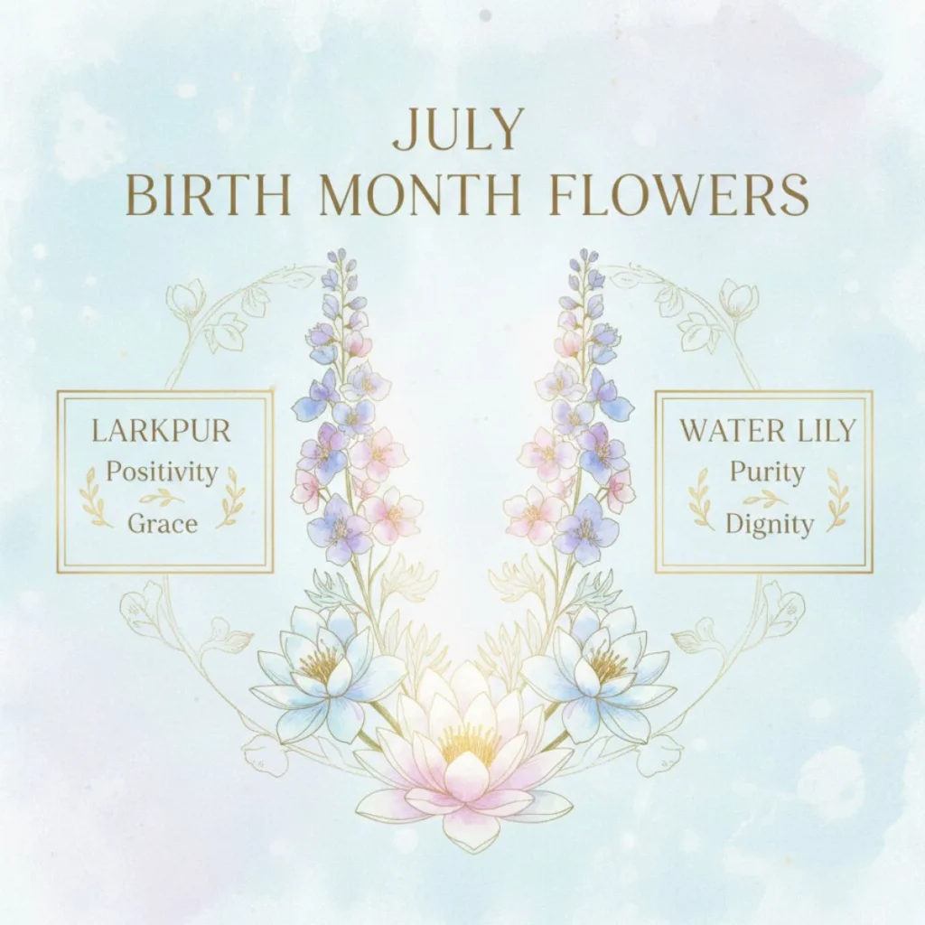 July Birth Month Flowers