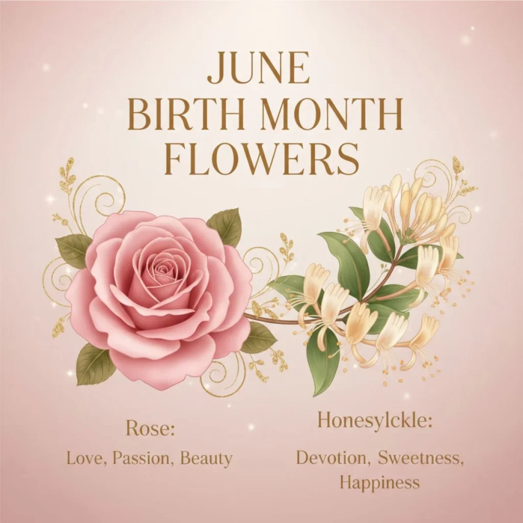 June Birth Month Flowers