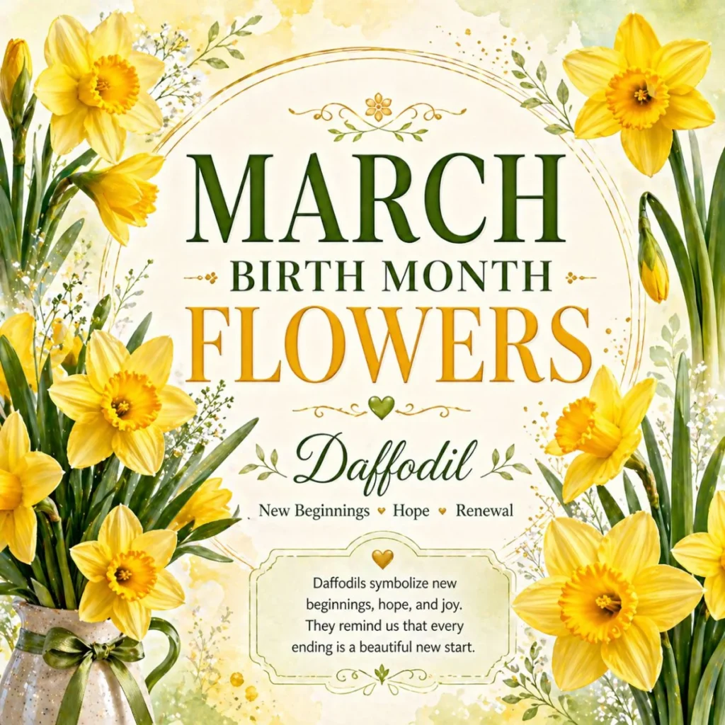 March Birth Month Flowers
