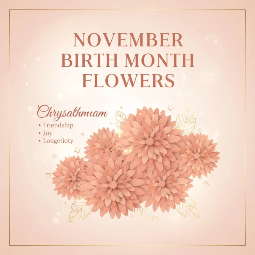 November Birth Month Flowers