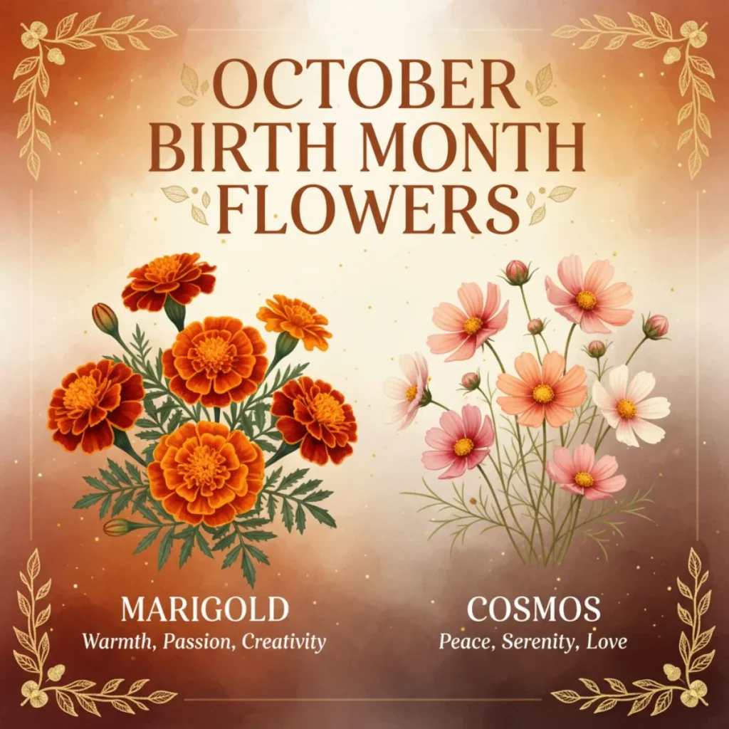 October Birth Month Flowers