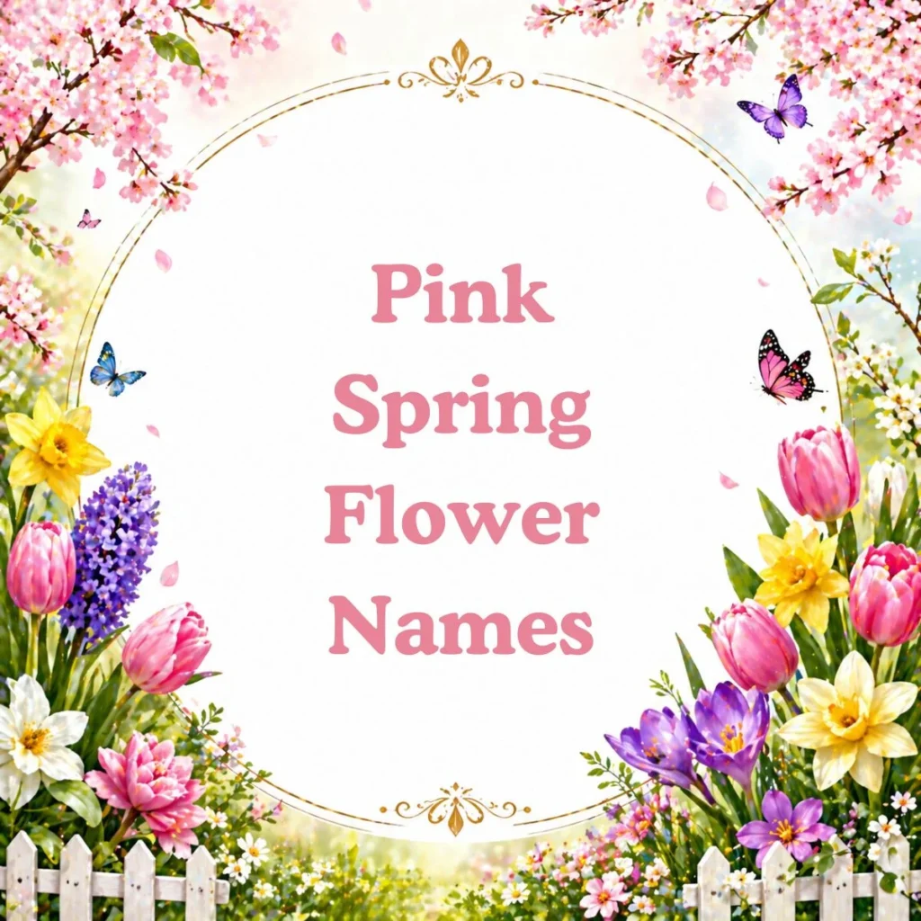 Pink Spring Flower Names