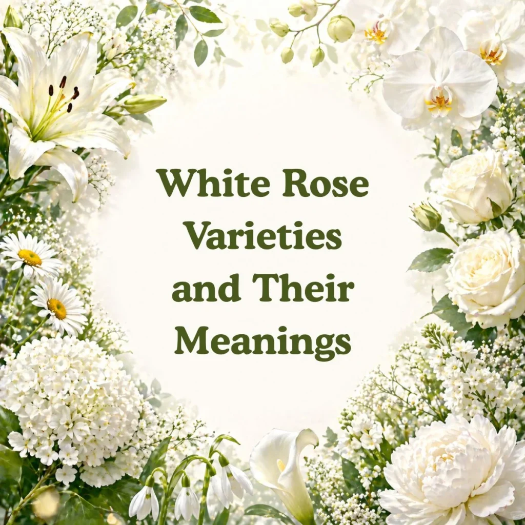 White Rose Varieties and Their Meanings