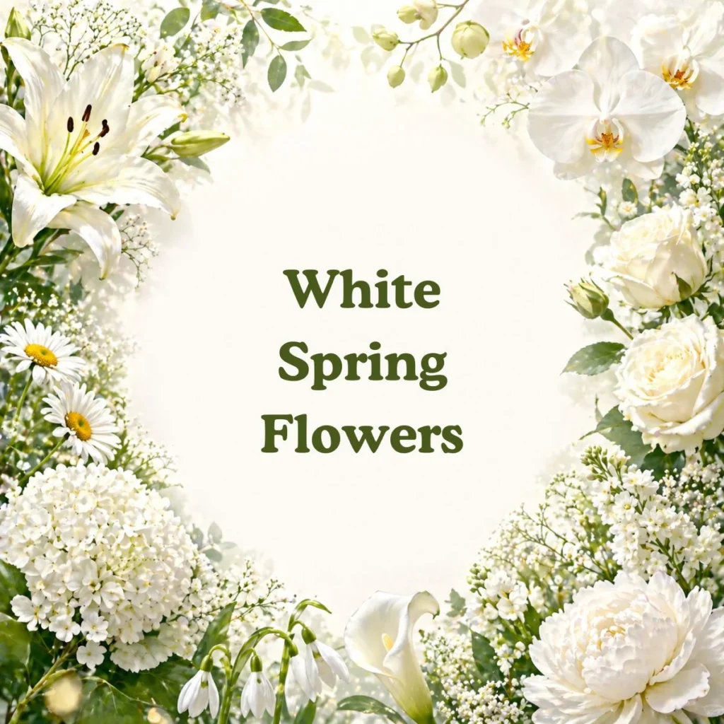 White Spring Flowers