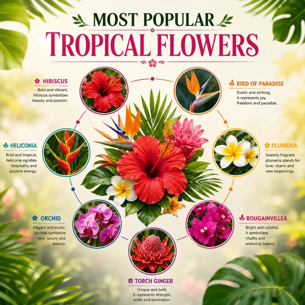 Most Popular Tropical Flowers