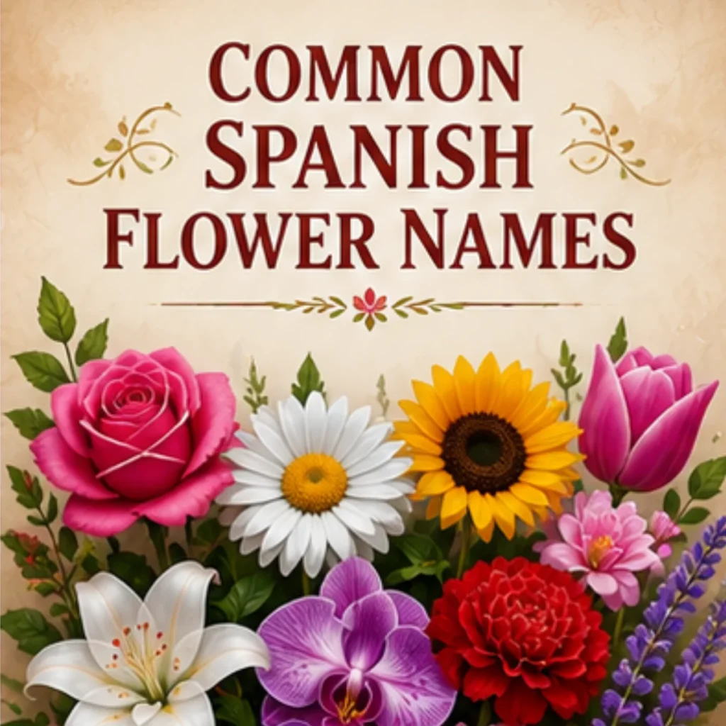 Common Spanish Flower Names