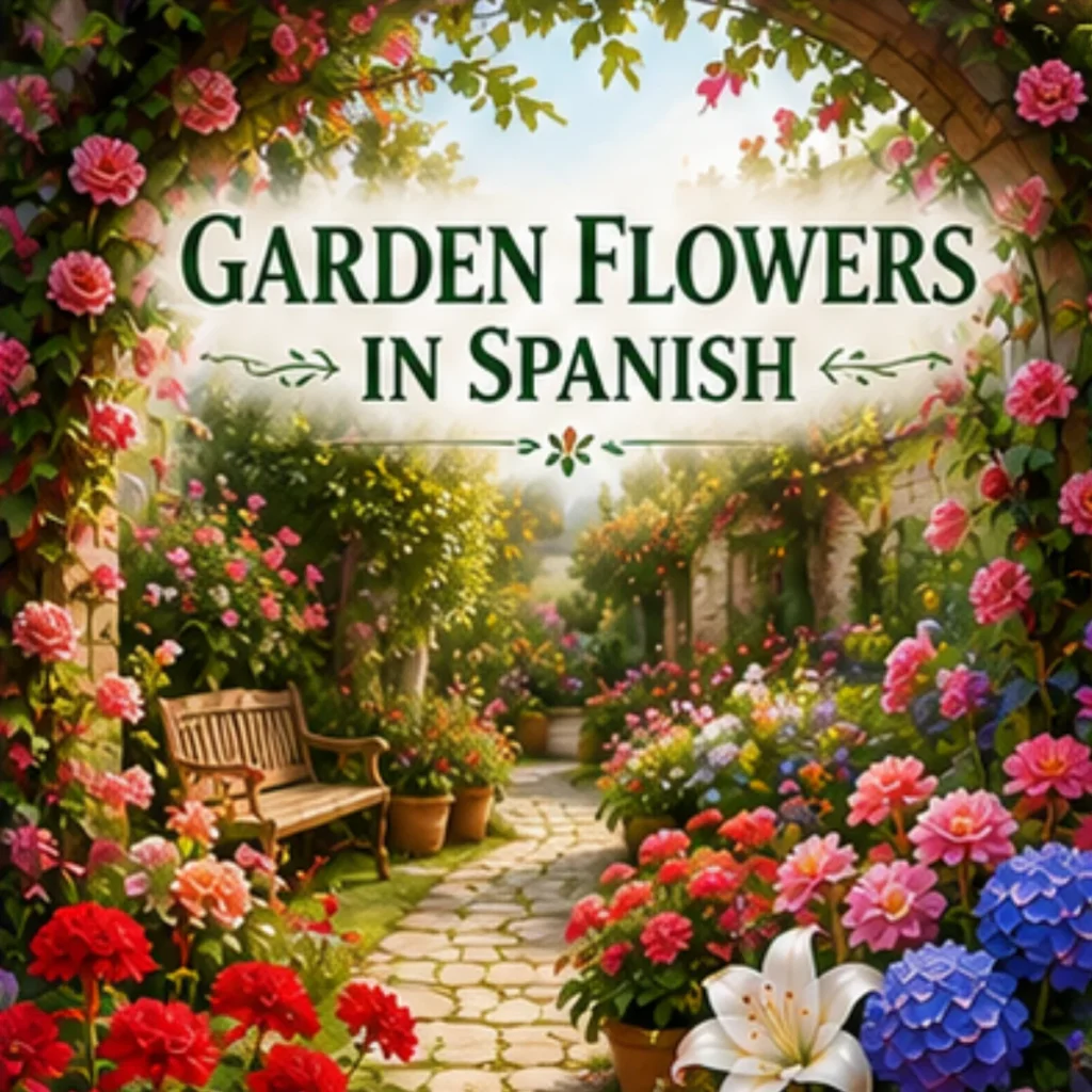 Garden Flowers in Spanish