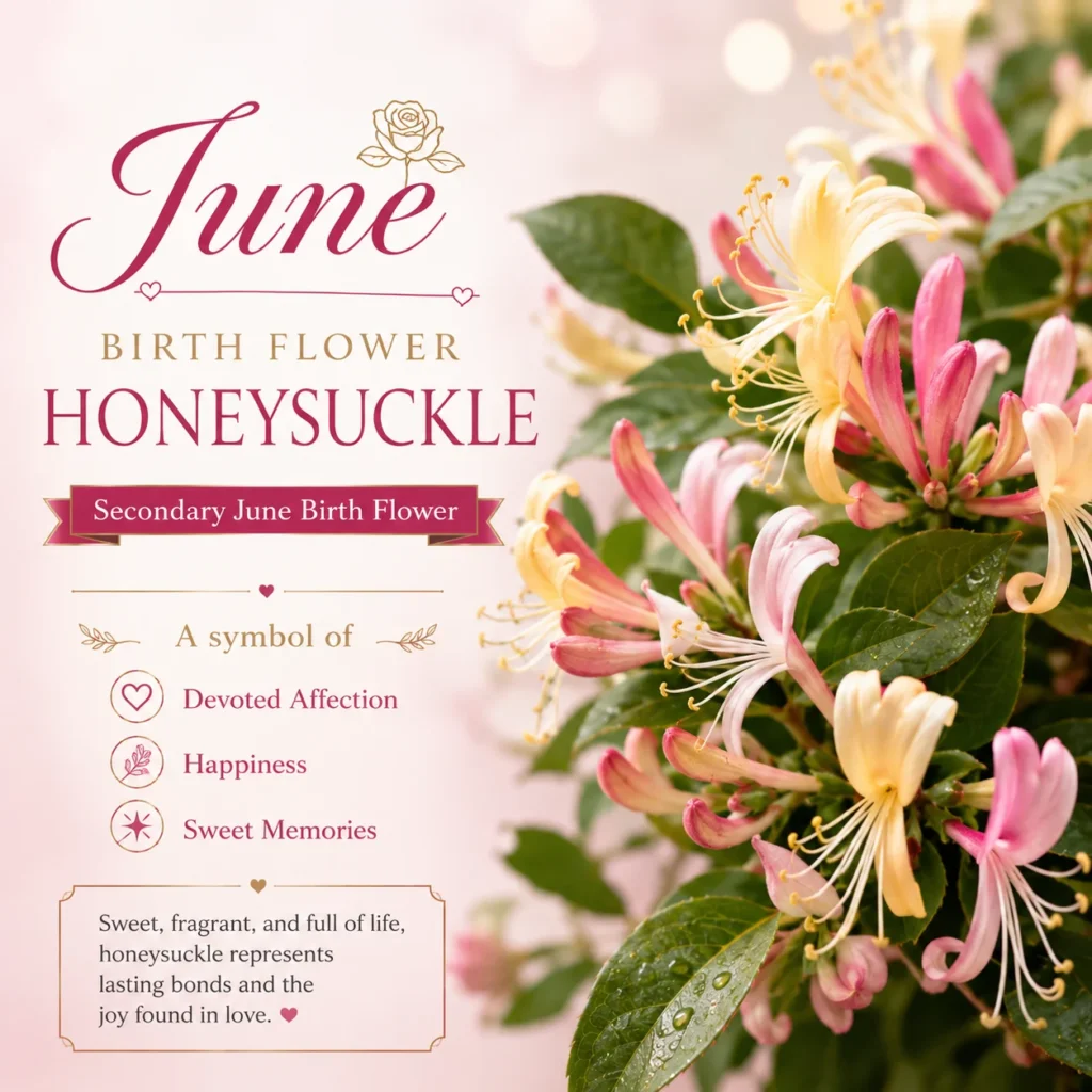 Honeysuckle Secondary June Birth Flower