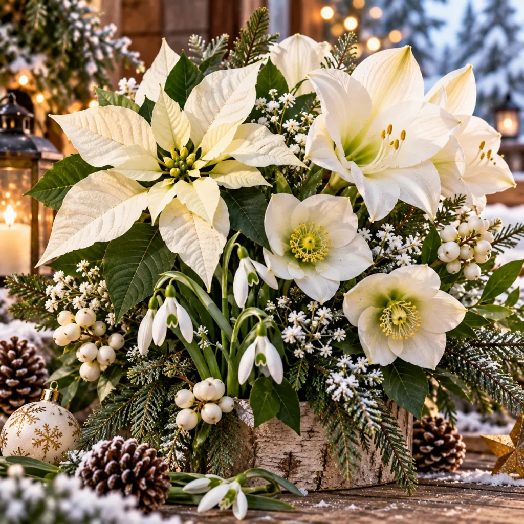 🤍 White Christmas Flower Names
