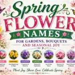 Spring Flower Names for Gardens, Bouquets and Seasonal Joy