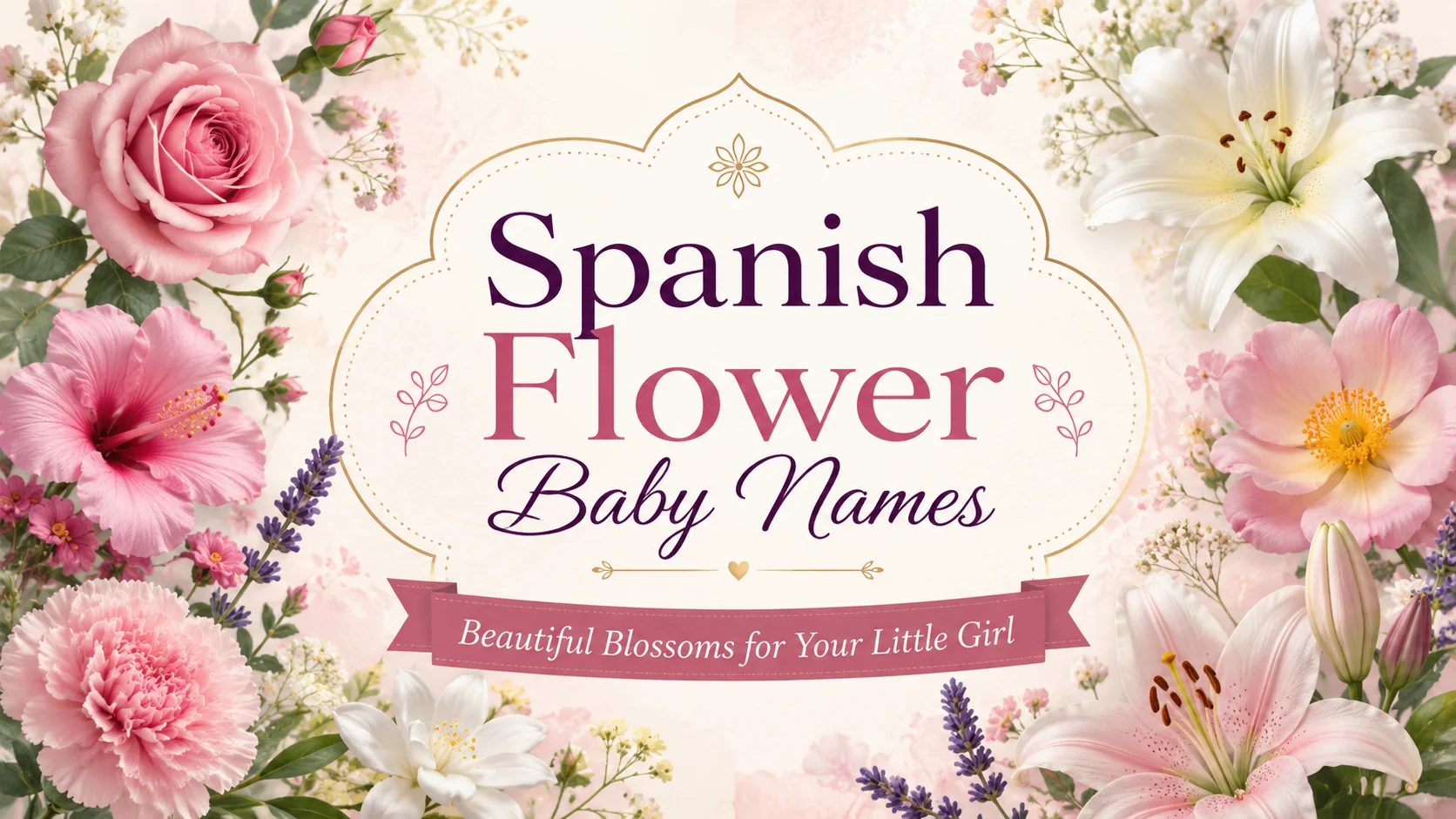 Spanish Flower Baby Names Beautiful Blossoms for Your Little Girl