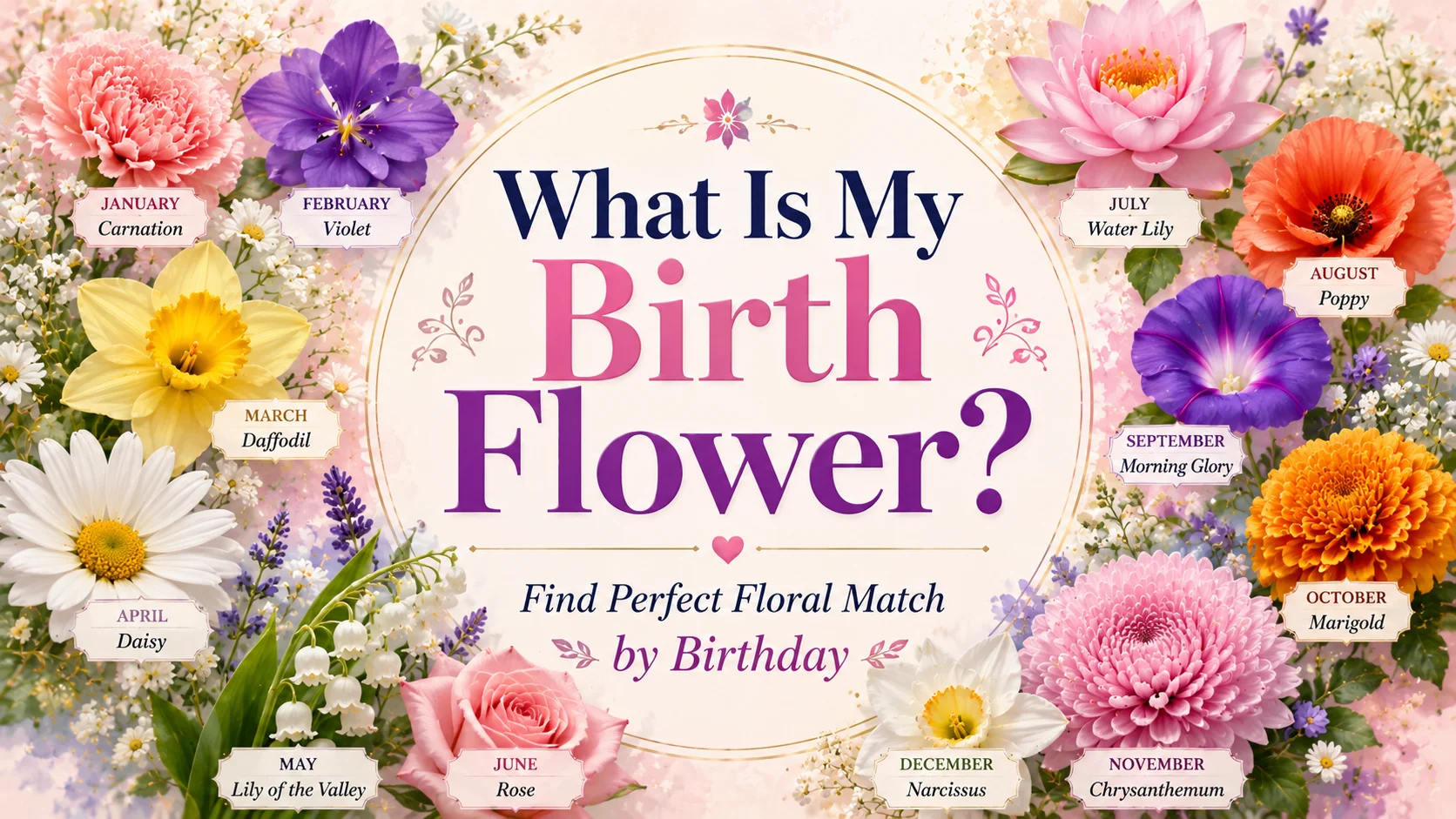 What Is My Birth Flower Find Perfect Floral Match by Birthday