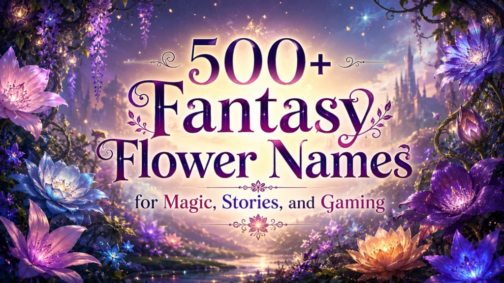 500+ Fantasy Flower Names for Magic, Stories, and Gaming
