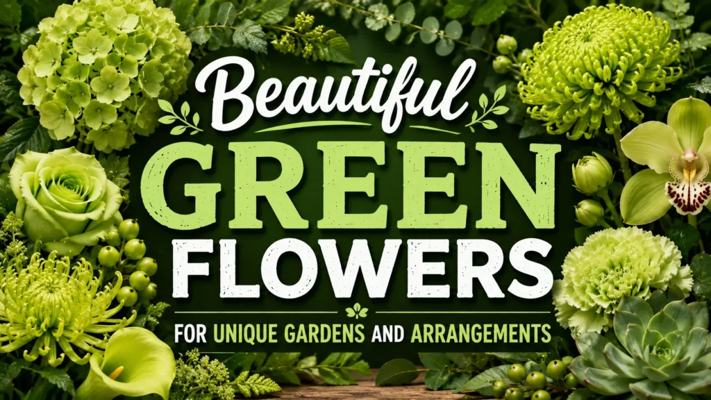Beautiful Green Flowers For Unique Gardens And Arrangements