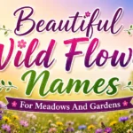 Beautiful Wild Flower Names For Meadows And Gardens