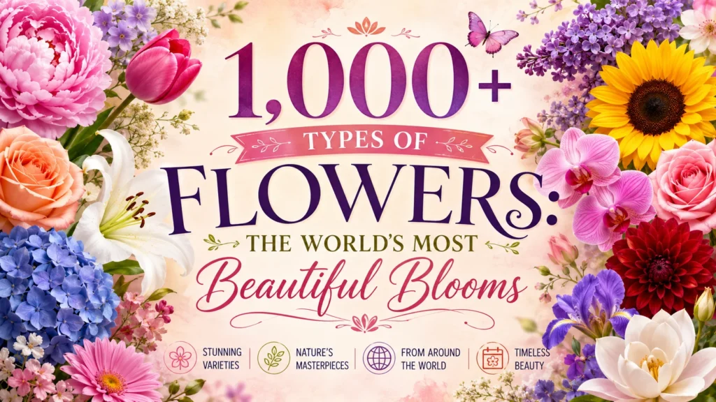 1,000+ Types of Flowers The World's Most Beautiful Blooms