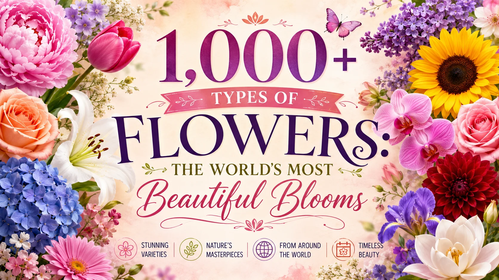 1,000+ Types of Flowers The World's Most Beautiful Blooms