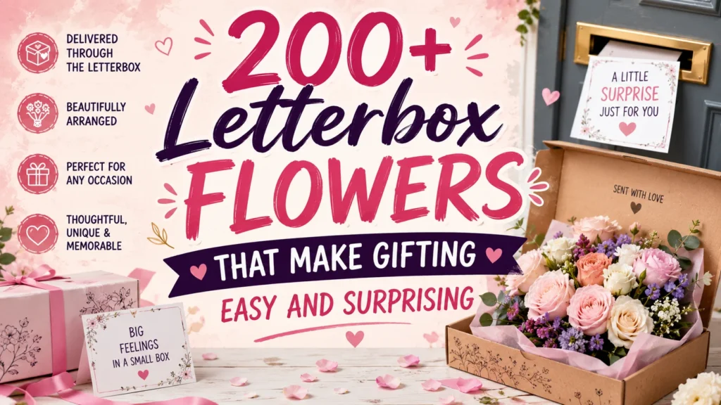 200+ Letterbox Flowers That Make Gifting Easy and Surprising