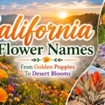 California Flower Names From Golden Poppies To Desert Blooms