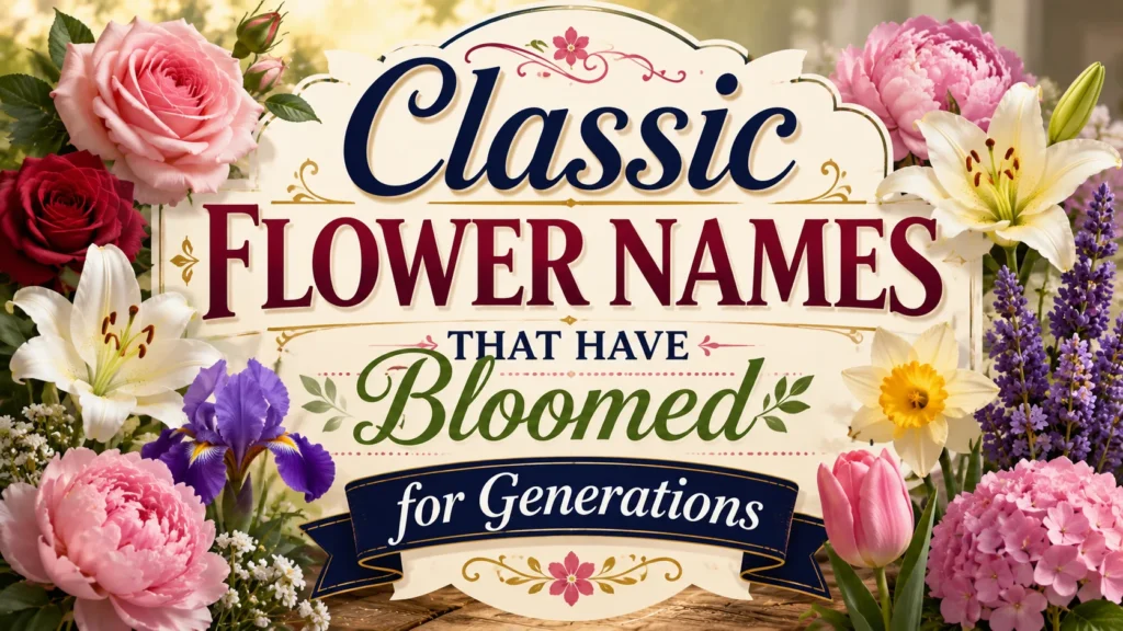 Classic Flower Names That Have Bloomed for Generations