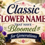 Classic Flower Names That Have Bloomed for Generations