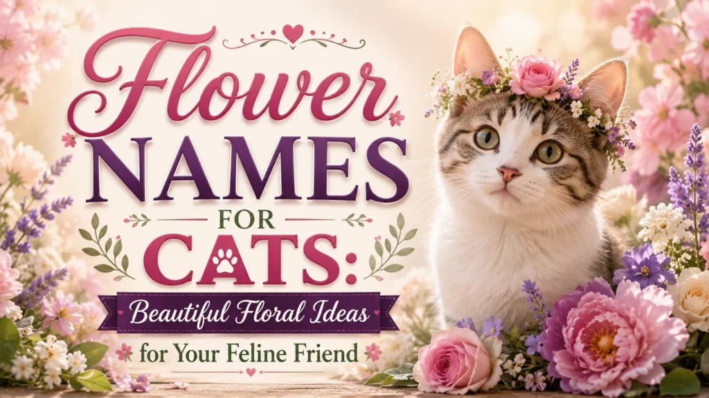 Flower Names for Cats Beautiful Floral Ideas for Your Feline Friend