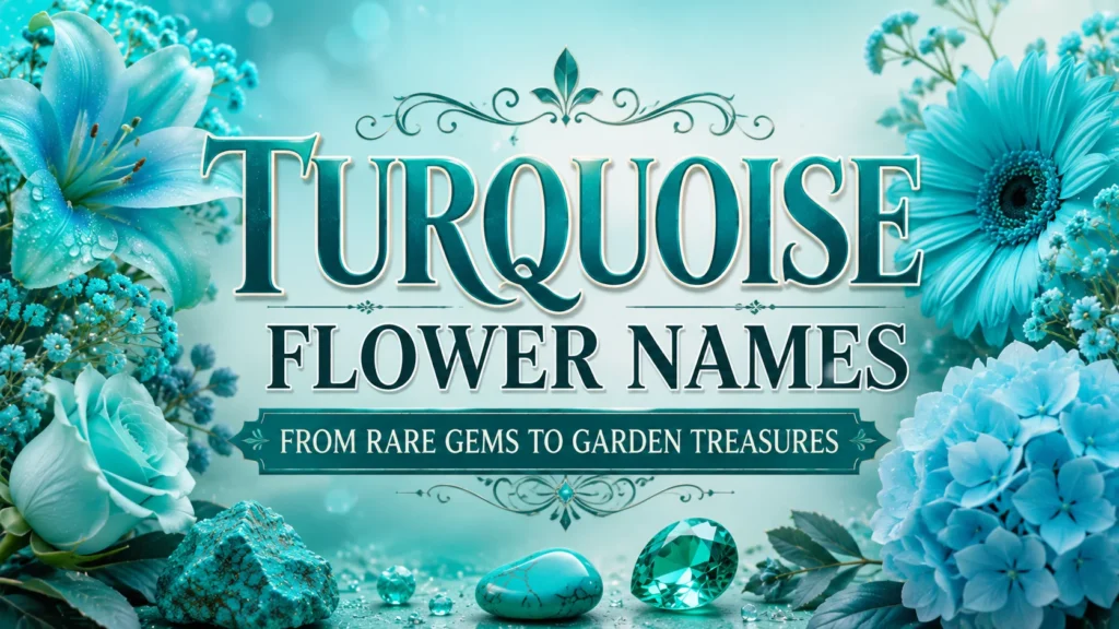 Turquoise Flower Names From Rare Gems To Garden Treasures