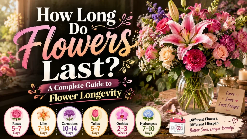 How Long Do Flowers Last A Complete Guide to Flower Longevity