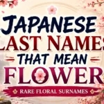 Japanese Last Names That Mean Flower Rare Floral Surnames