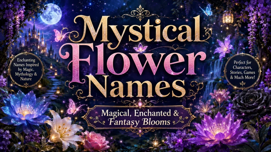 Mystical Flower Names Magical, Enchanted & Fantasy Blooms