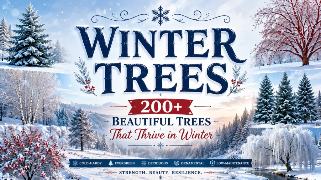 Winter Trees 200+ Beautiful Trees That Thrive in Winter