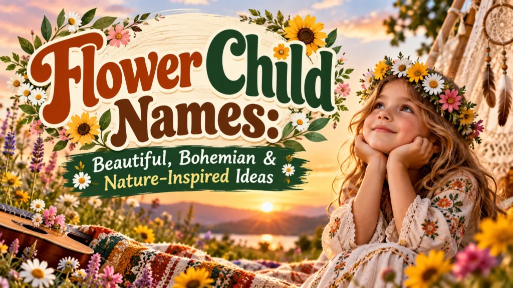 Flower Child Names Beautiful, Bohemian & Nature-Inspired Ideas