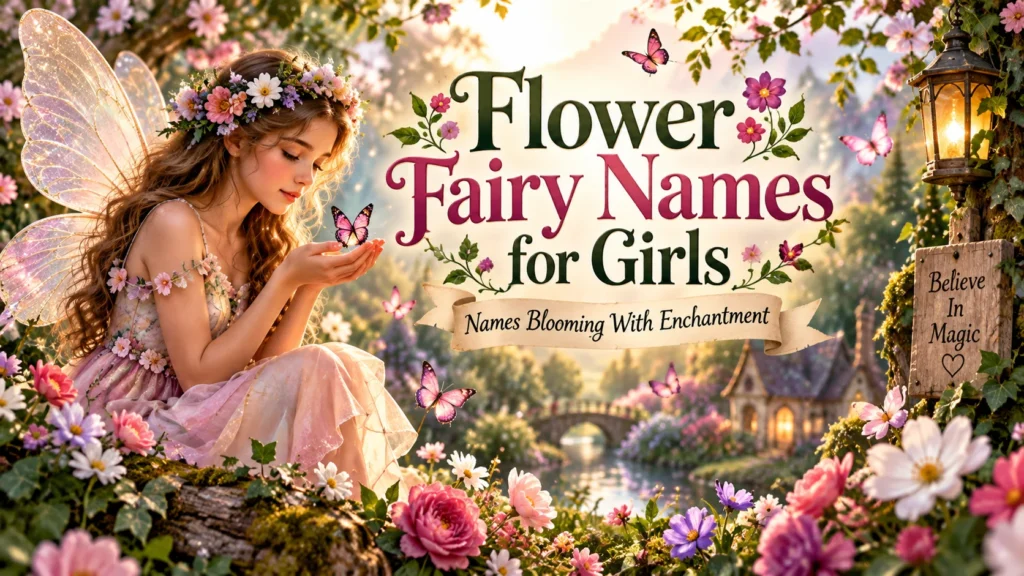 Flower Fairy Names for Girls Names Blooming With Enchantment