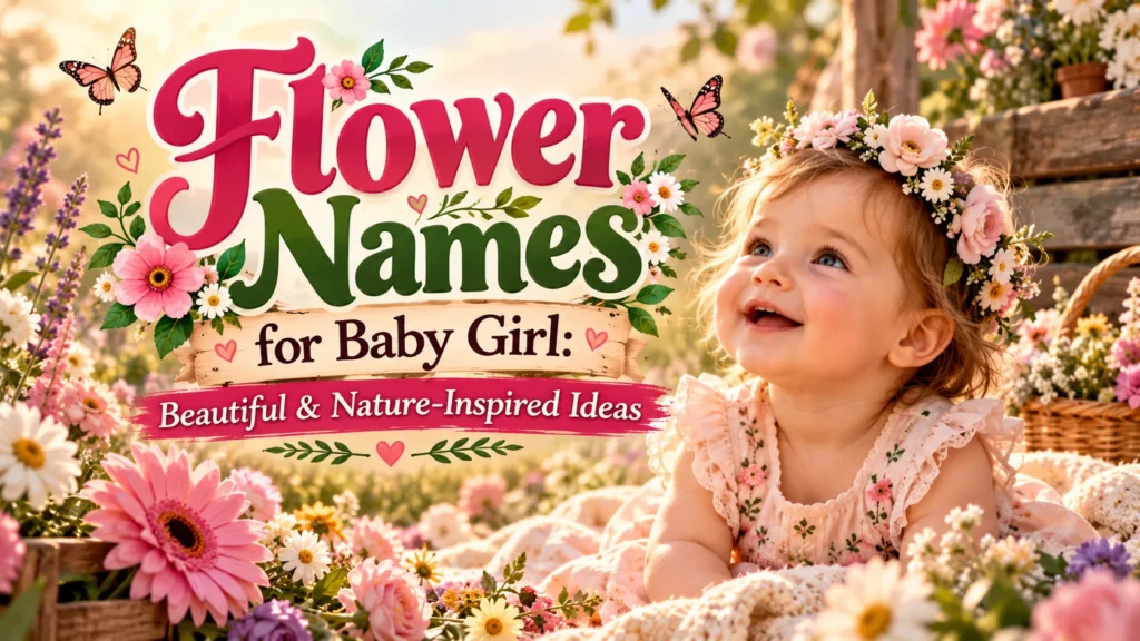 Flower Names for Baby Girl Beautiful & Nature-Inspired Ideas