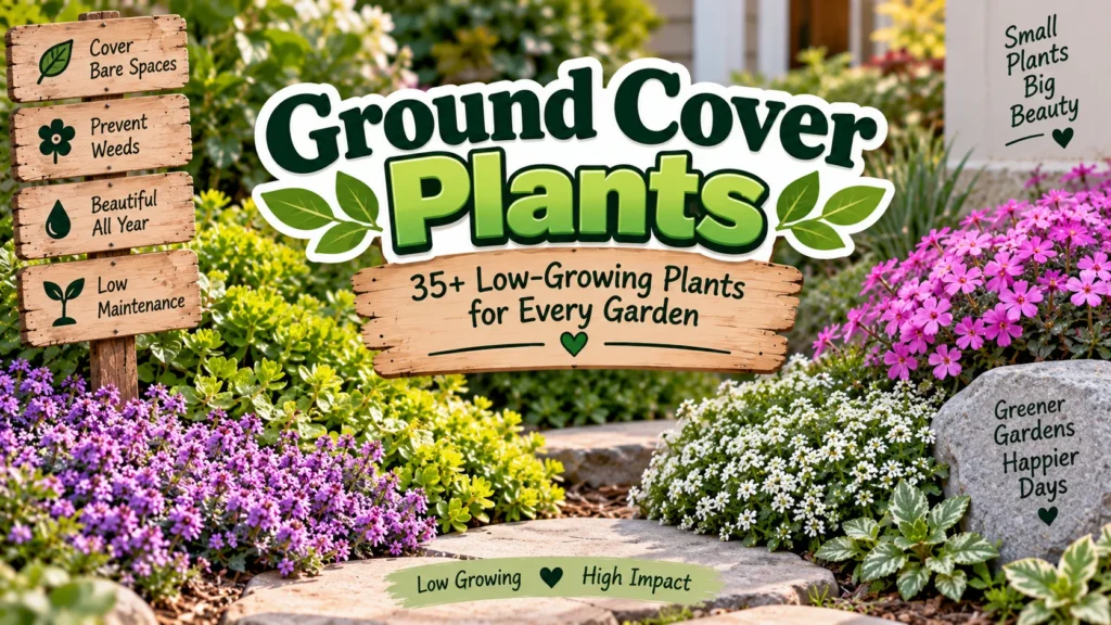 Ground Cover Plants 35+ Low-Growing Plants for Every Garden