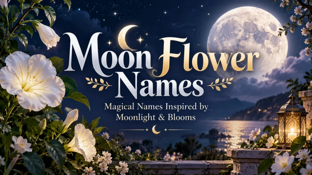 Moon Flower Names Magical Names Inspired by Moonlight