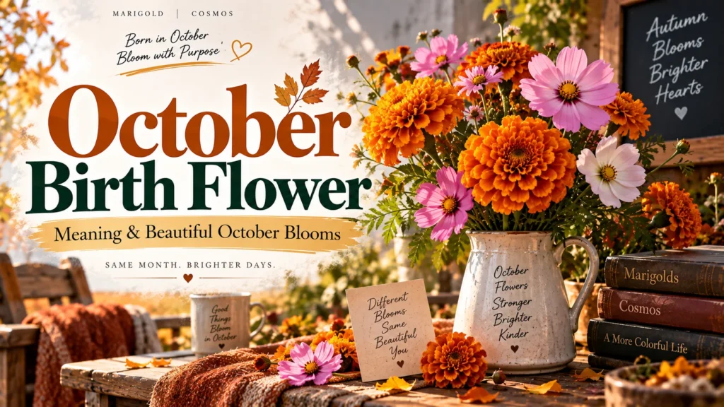 October Birth Flower Meaning & Beautiful October Blooms