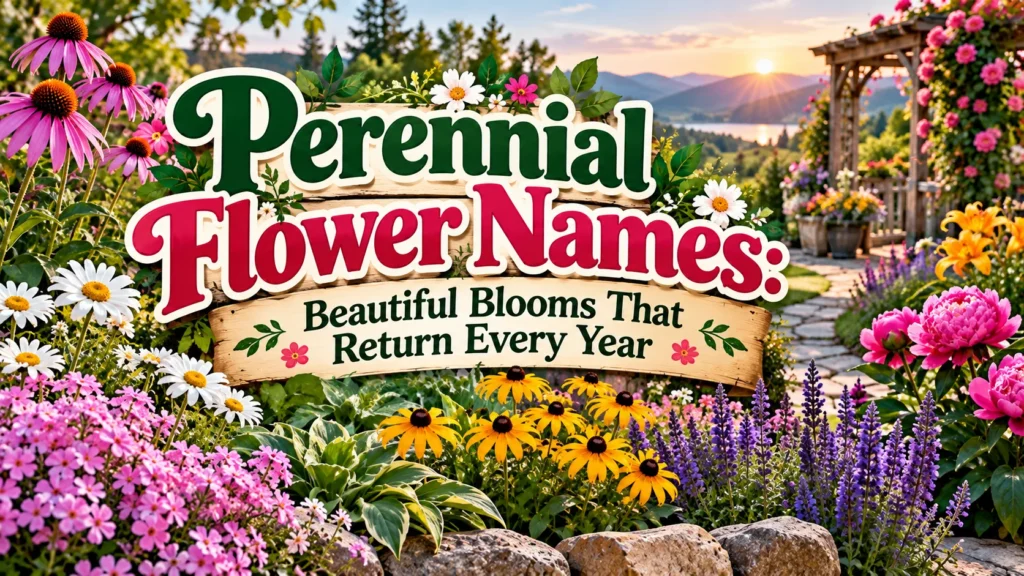 Perennial Flower Names Beautiful Blooms That Return Every Year