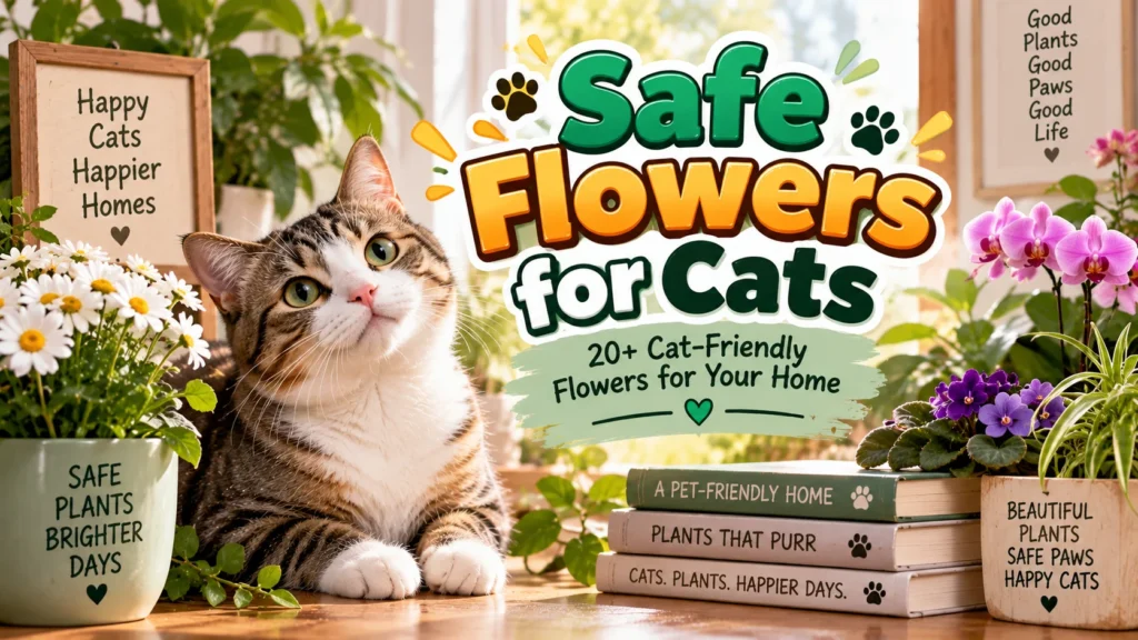 Safe Flowers for Cats 20+ Cat-Friendly Flowers for Your Home