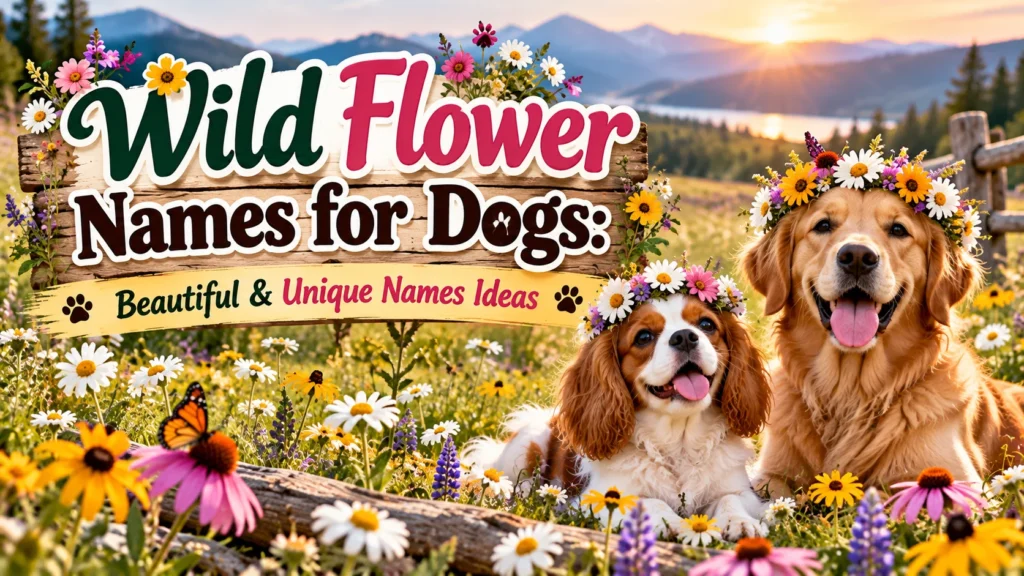 Wild Flower Names for Dogs: Beautiful & Unique Names Ideas