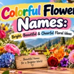 Colorful Flower Names: Bright, Beautiful & Cheerful Floral Ideas