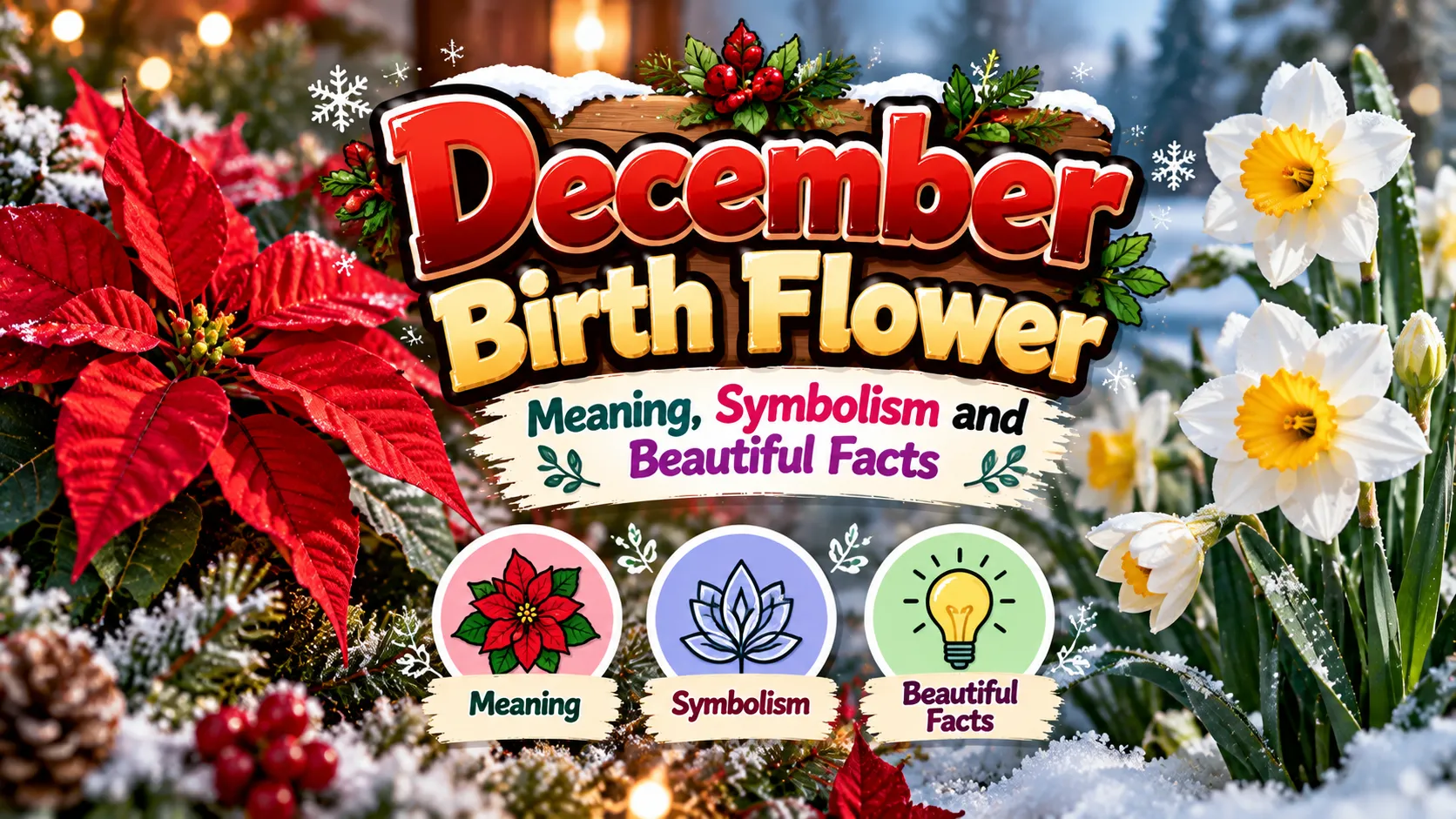 December Birth Flower: Meaning, Symbolism and Beautiful Facts