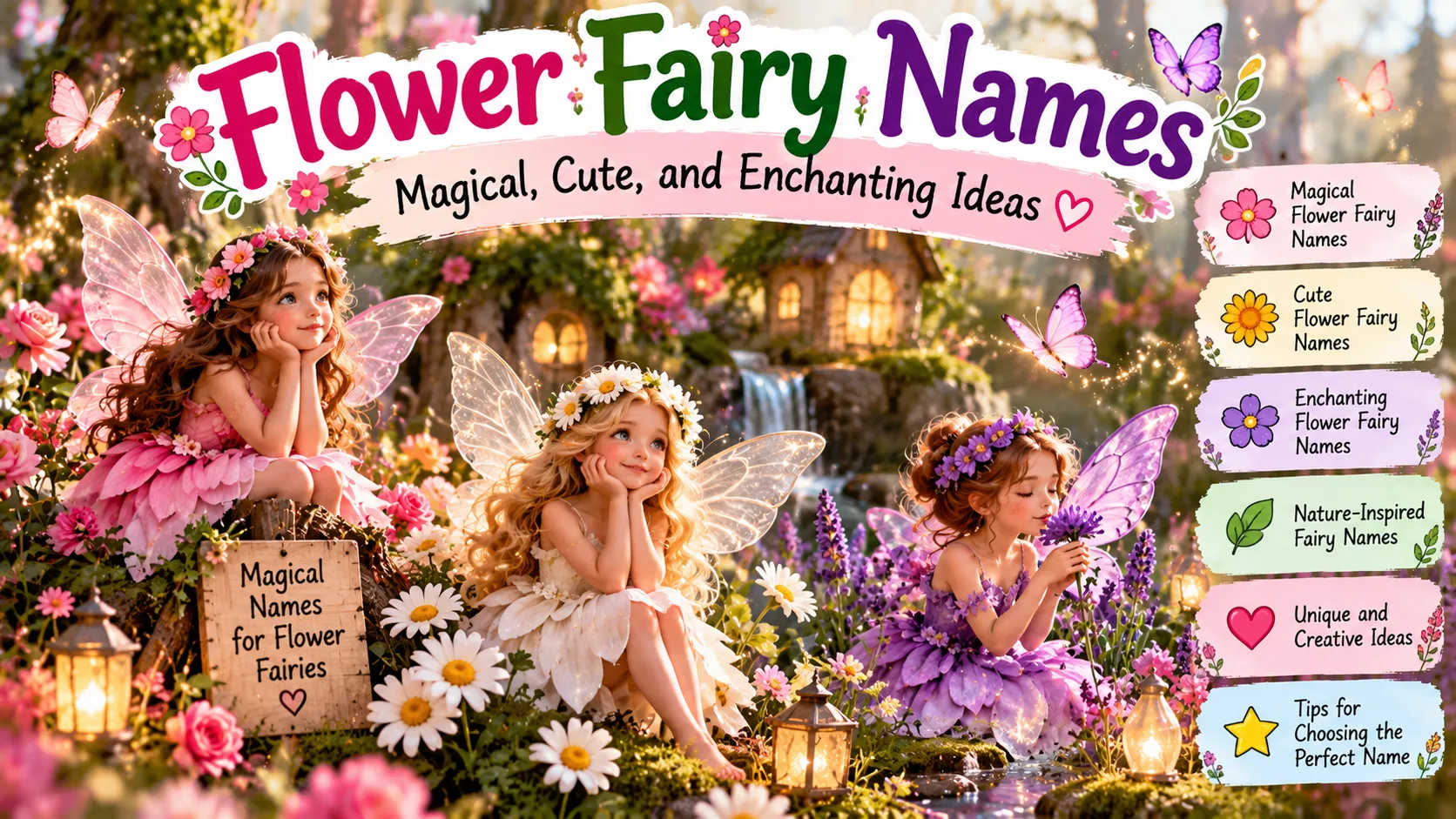 Flower Fairy Names: Magical, Cute, and Enchanting Ideas