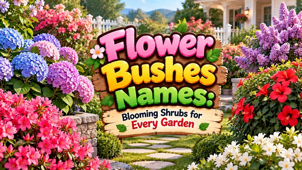 Flower Bushes Names Blooming Shrubs for Every Garden