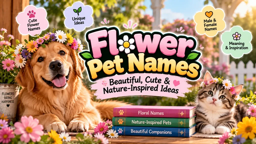 Flower Pet Names: Beautiful, Cute & Nature-Inspired Ideas