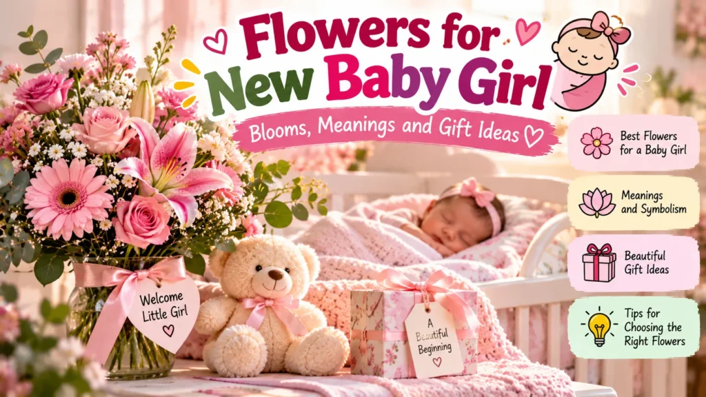 Flowers for New Baby Girl: Blooms, Meanings and Gift Ideas