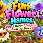 Fun Flower Names: Playful, Quirky & Delightful Ideas That Bloom
